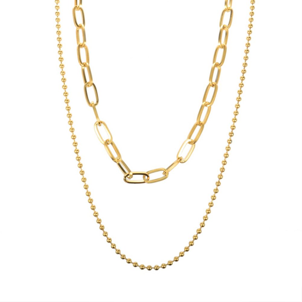 New! Double-layer Necklace - Picture 3 of 8